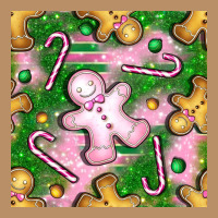 Christmas Smile Gingerbread Cookie Seamless Pattern Bbs Vintage Hoodie | Teevron