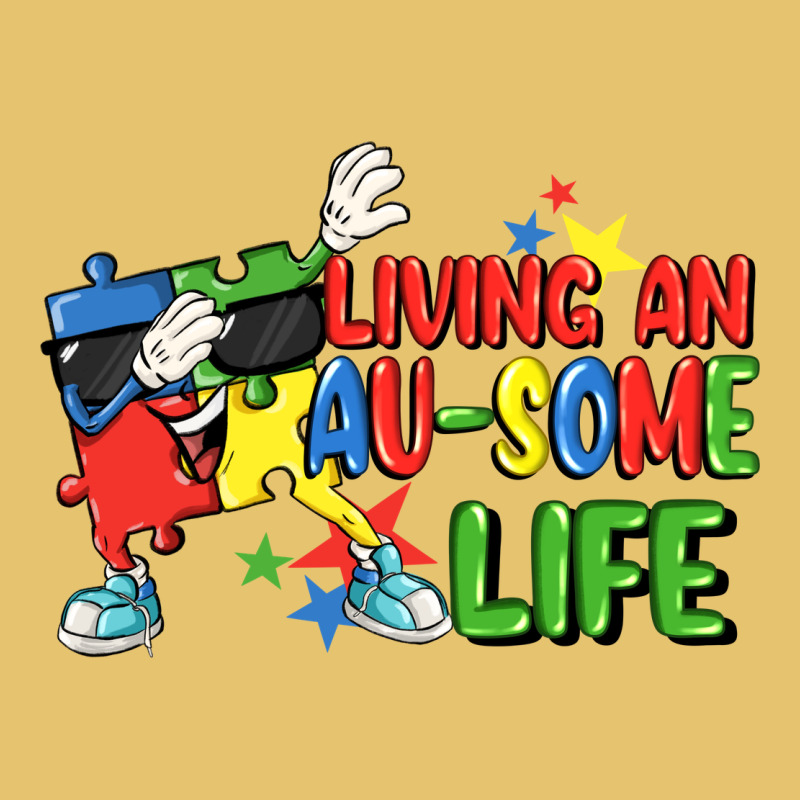 Living An Au-some Life Autism Awareness Day Premium Sweatshirt by FaDigitalArtStudio | Teevron