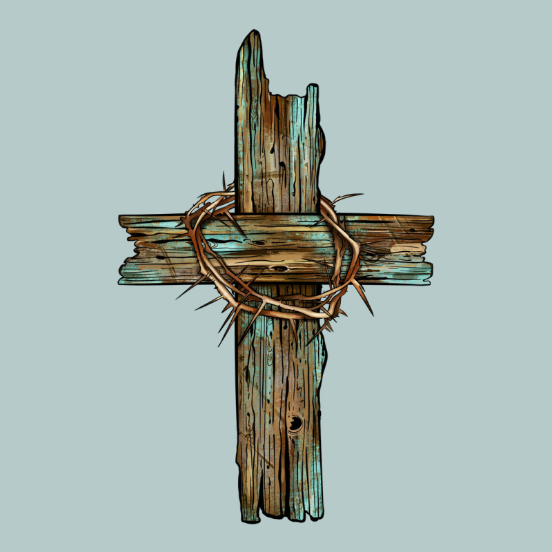 Cross With Thorn Heavy Core Tee by BarkalooDesign | Teevron