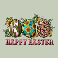 Happy Easter With Western Eggs And Sunflowers Ladies Tee | Teevron