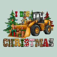 I Dig Christmas Bulldozer Zipper Hoodie | Teevron
