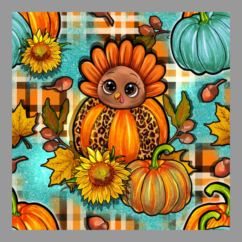 Thanksgiving Turkey With Tartan Seamless Pattern Bbs Vintage Hoodie by BundleAndBundleShop | Teevron
