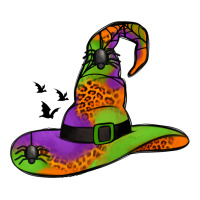 Witch Hat With Spiders Premium Tee | Teevron