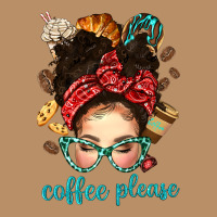 Coffee Please Messy Bun With Coffee Bean Bbs Vintage Hoodie | Teevron