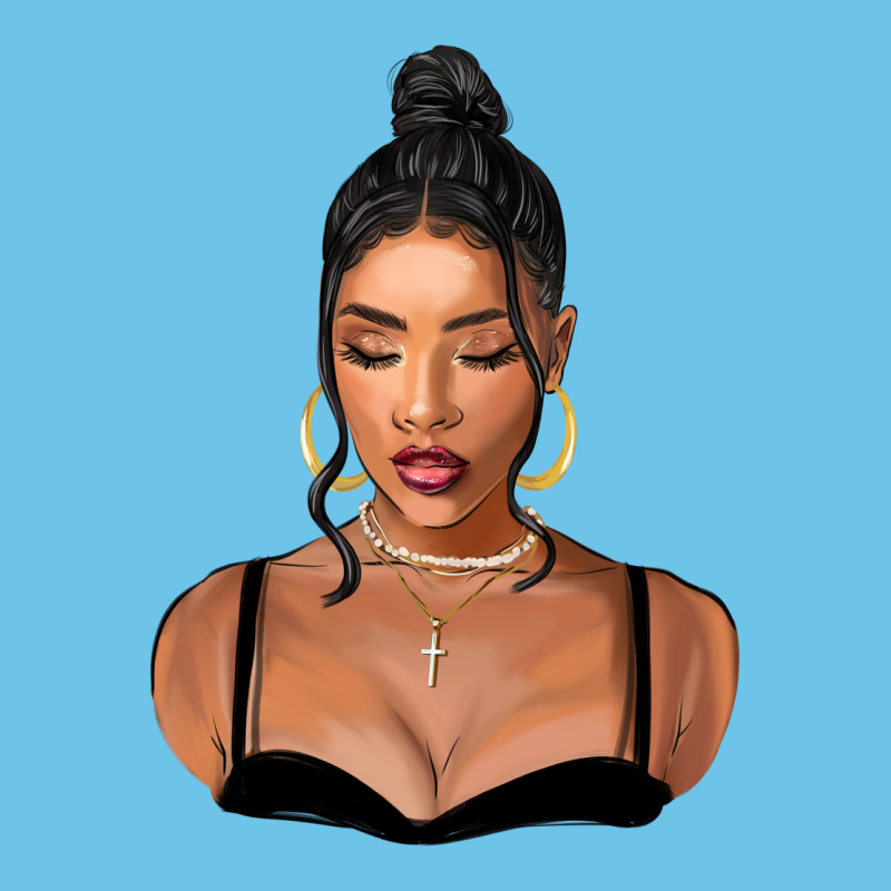 Black Woman Premium Sweatshirt by FaDigitalArtStudio | Teevron