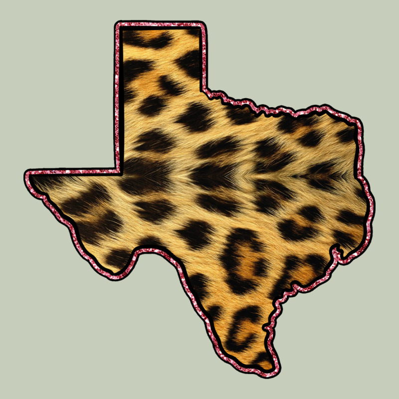Western Texas Map Leopard Pattern Long Sleeve Tee by Bettercallsaul | Teevron