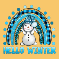 Hello Winter Rainbow With Snowman Bbs Vintage Hoodie | Teevron