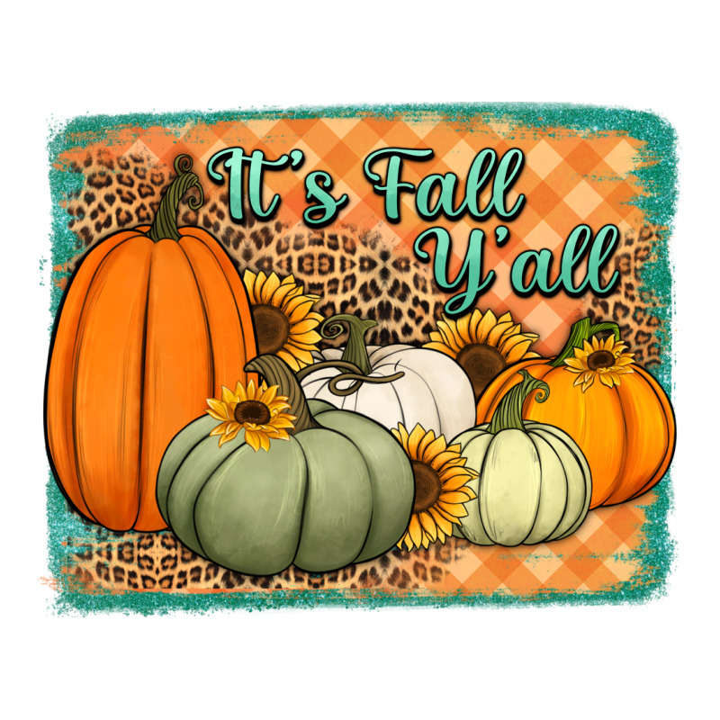 It's Fall Y'all Pumpkins Halloween And Sunflowers Premium Tee by Jasminsmagicworld | Teevron