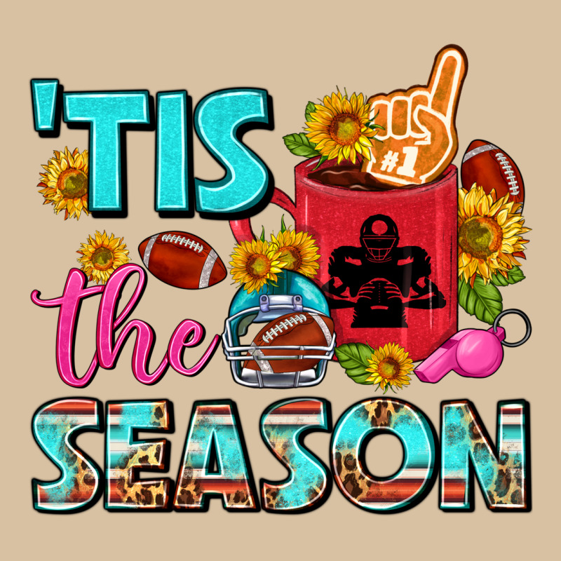 Tis The Season Football Coffee Mug Heavyweight Hoodie by FaDigitalArtStudio | Teevron