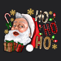 Santa Ho Ho Ho With Gift Box Vintage Tee | Teevron