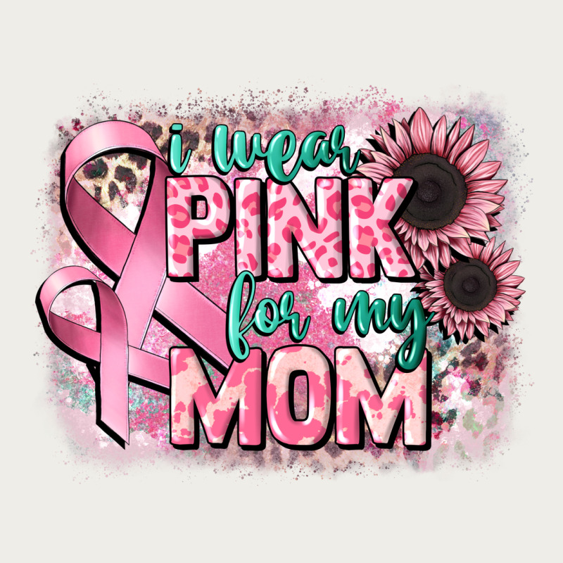 I Wear Pink For My Mom Zipper Hoodie by CowGirlArtShop | Teevron