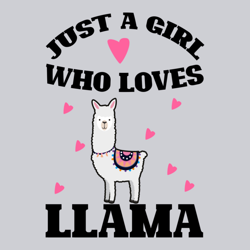 Llama Just A Girl Who Loves Llamas Heavyweight Sweatshirt by Bettercallsaul | Teevron