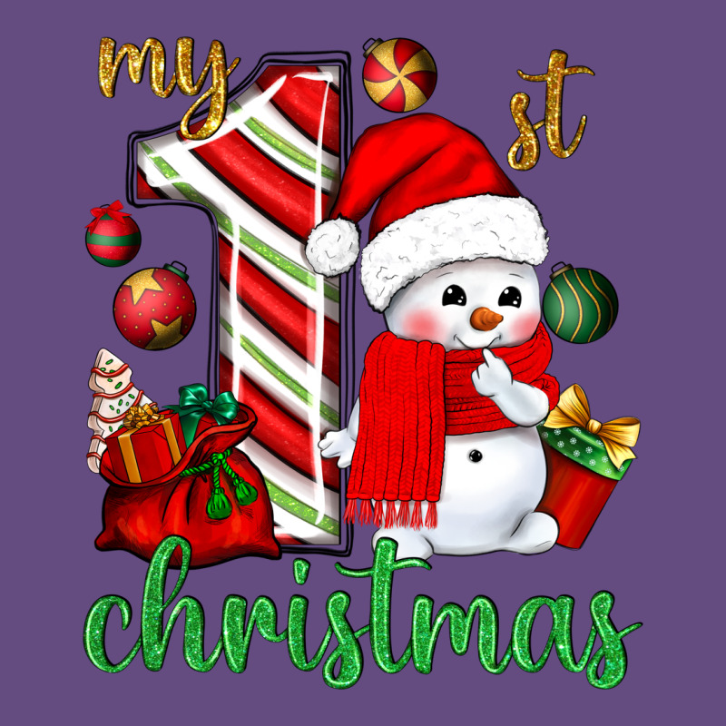 My 1 St Christmas With Cute Snowman Bbs Vintage Hoodie by BundleAndBundleShop | Teevron