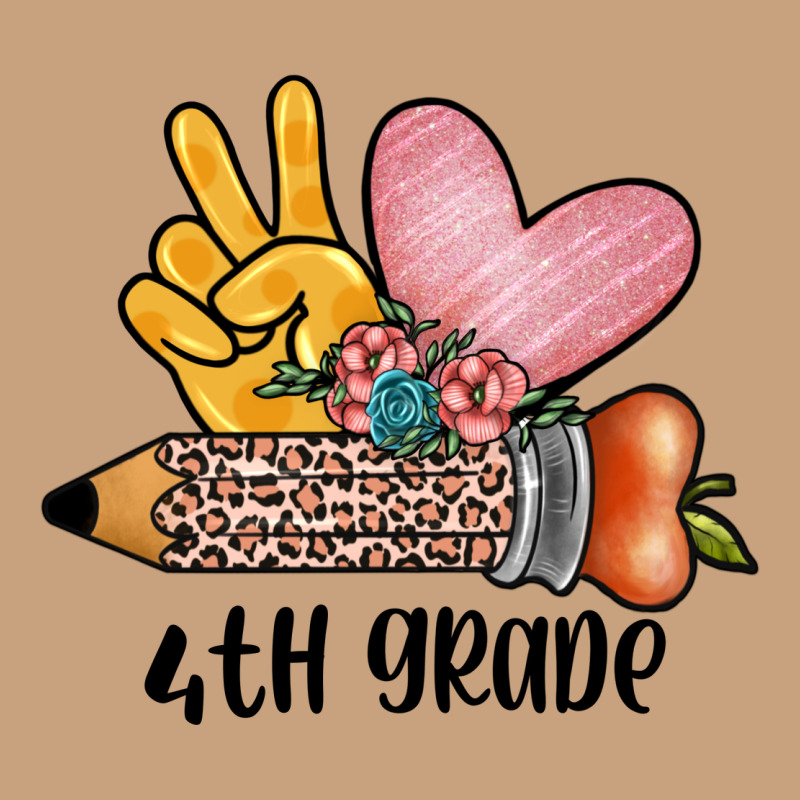 Peace Love 4th Grade Vintage Tee by JahusDesignShop | Teevron