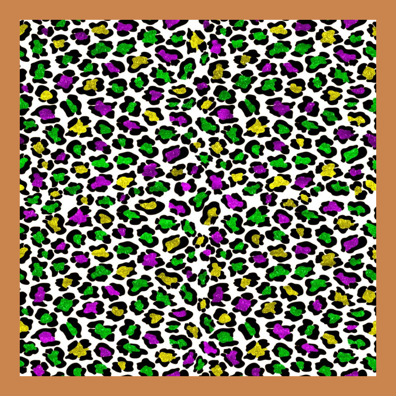 Mardi Gras Leopard  Seamless Pattern Heavyweight Hoodie by FaDigitalArtStudio | Teevron