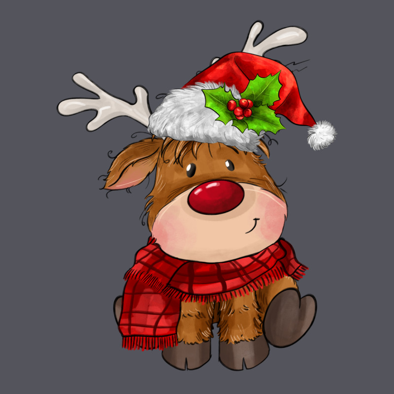 Christmas Baby Deer Vintage Hoodie by MaliasSmallBusiness | Teevron