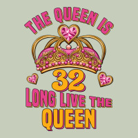 The Queen Is 32 Long Live The Queen Kopya Ladies Tee | Teevron
