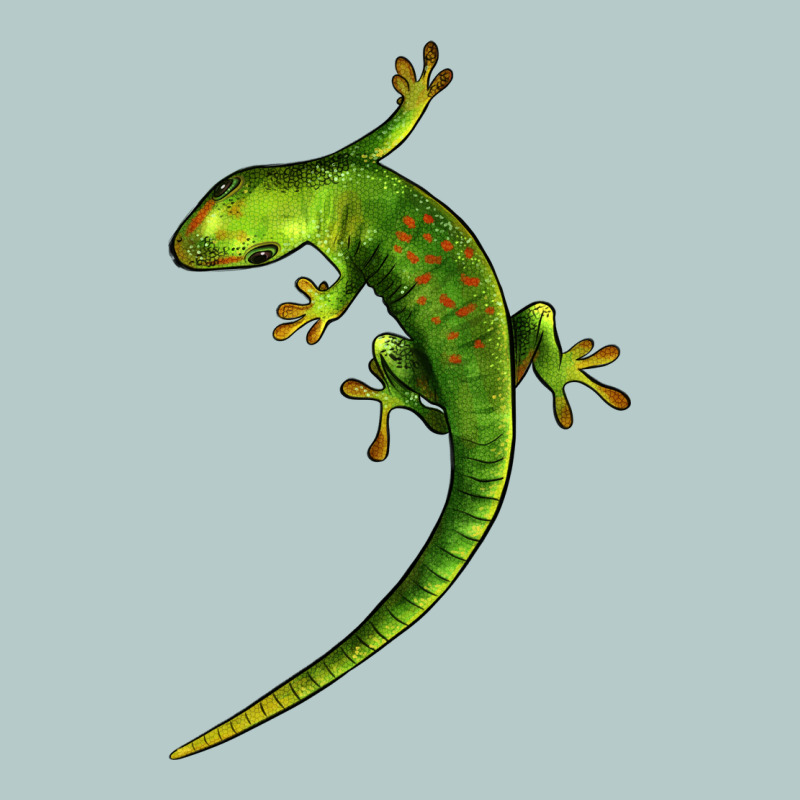 Green Lizard Illustrations Heavy Core Tee by LillyAllenDesigns | Teevron