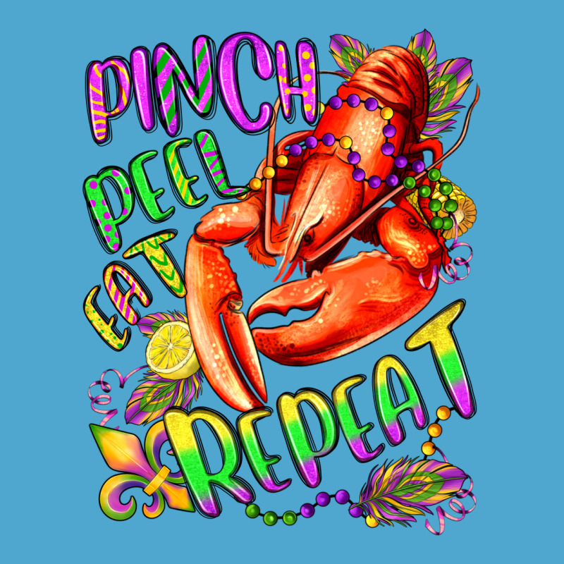 Pinch Peel Eat Repeat Mardi Gras Olivia Premium Hoodie by OliviaCreatesArt | Teevron