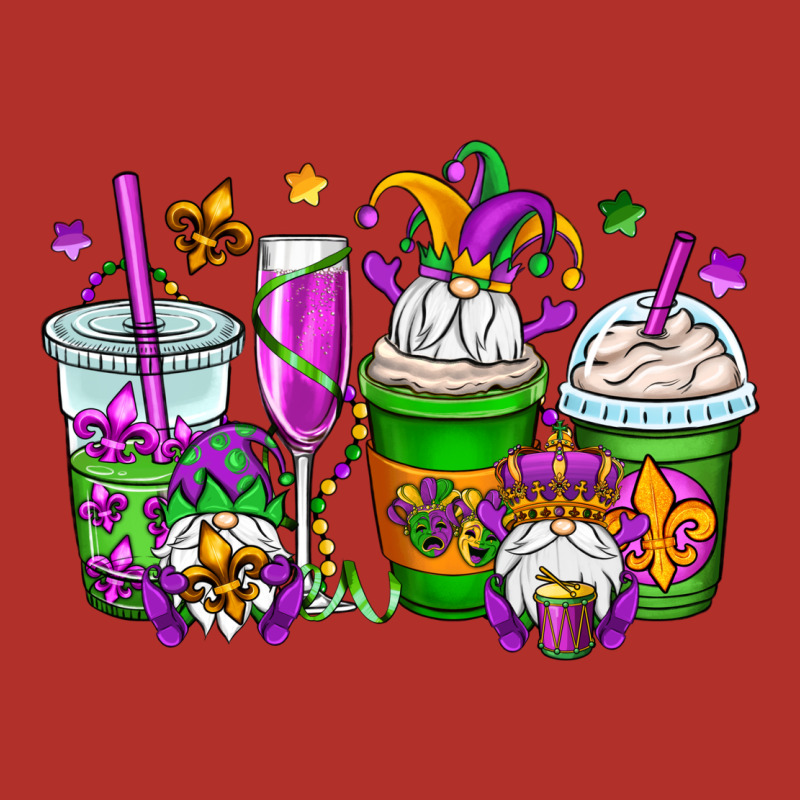 Mardi Gras Gnomes Coffee Cups Premium Hoodie by OliviaCreatesArt | Teevron