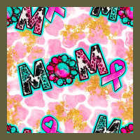 Breast Cancer Awareness Mom With Leopard Patterns Vintage Tee | Teevron
