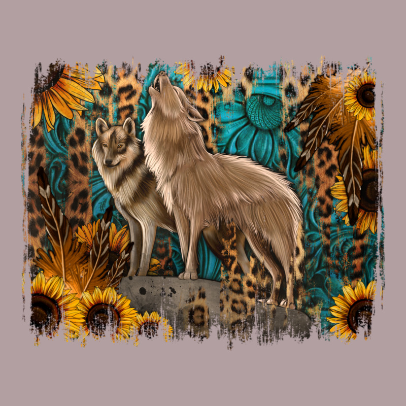 Western Wolves Vintage Hoodie by Jasminsmagicworld | Teevron