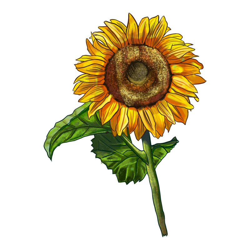 Mammoth Sunflower Premium Tee by LillyAllenDesigns | Teevron
