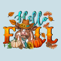 Hello Fall Heifer Cow Ladies Tee | Teevron