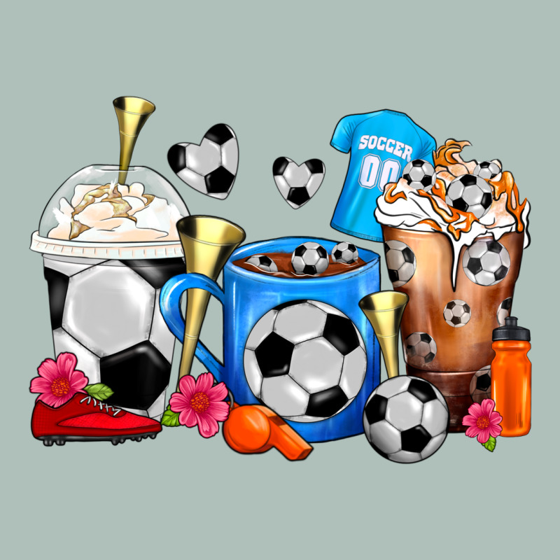 Soccer Coffee Cups Heavyweight Hoodie by FaDigitalArtStudio | Teevron