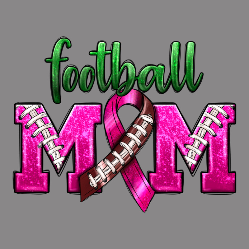 Football Mom Breast Cancer Vintage Tee by BundleAndBundleShop | Teevron