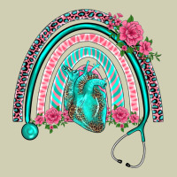 Nurse Life Spring Stethoscope Heart Rainbow Heavy Core Tee | Teevron