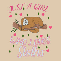 Just A Girl Who Lowes Sloths Heavyweight Sweatshirt | Teevron