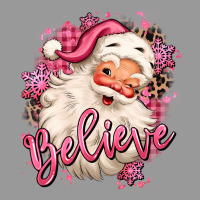 Believe Pink Christmas Santa Claus Vintage Hoodie | Teevron