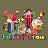 Cafecito Y Chisme Coffee Cups Vintage Hoodie | Teevron