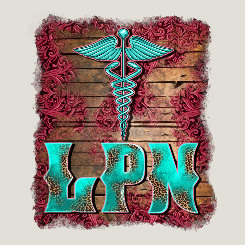 Licensed Practical Nurse Medical Symbol  Background Heavy Core Tee by BarkalooDesign | Teevron