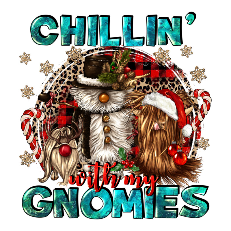Chillin With My Gnomies Zipper Hoodie by CowGirlArtShop | Teevron
