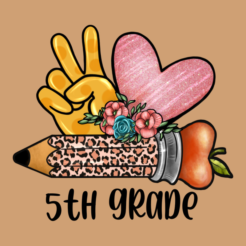 Peace Love 5th Grade Vintage Tee by JahusDesignShop | Teevron