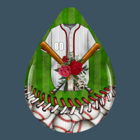Baseball And Western Roses Teardrop  2 Urban Heavy Tee | Teevron