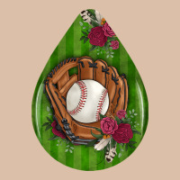 Baseball And Western Roses Teardrop  4 Urban Heavy Tee | Teevron