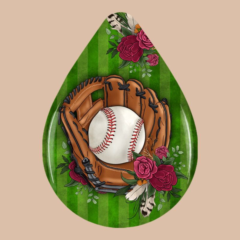 Baseball And Western Roses Teardrop  4 Urban Heavy Tee by BundleAndBundleShop | Teevron