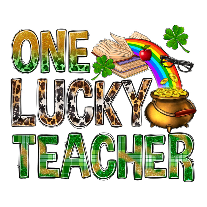 One Lucky Teacher St. Patricks Classic Tee by BundleAndBundleShop | Teevron