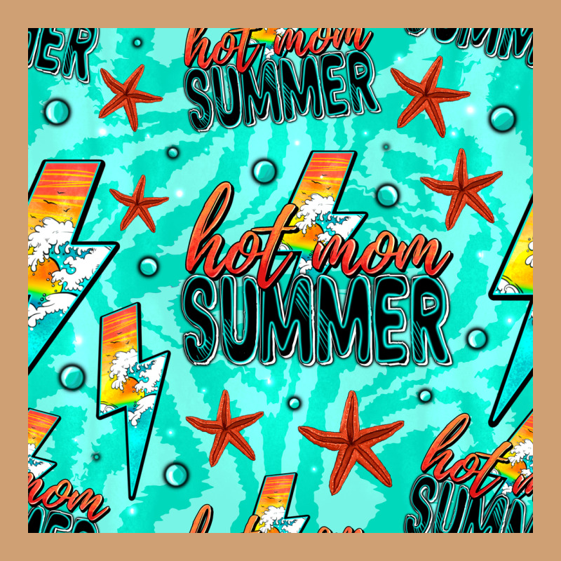 Hot Mom Summer Digital Paper Vintage Tee by BundleAndBundleShop | Teevron
