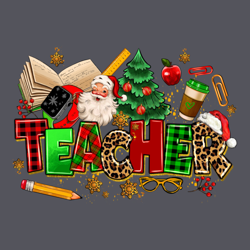Christmas  Teacher Vintage Hoodie by MaliasSmallBusiness | Teevron