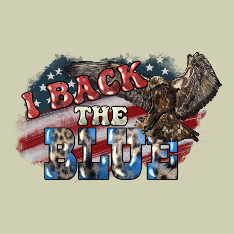 I Back The Blue Eagle Heavy Core Tee by NancyCooperArtShop | Teevron