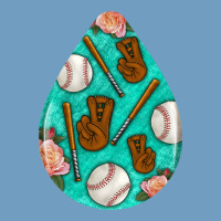 Baseball And Western Roses Teardrop  5 Urban Heavy Tee | Teevron
