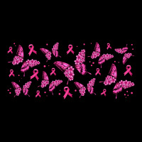 Breast Cancer Butterflies Heavy Core Tee | Teevron