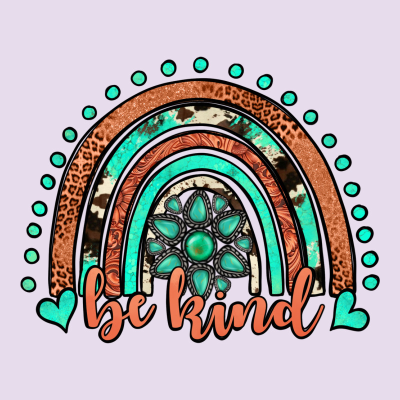 Be Kind Western Turquoise Rainbow Premium Hoodie by JahusDesignShop | Teevron