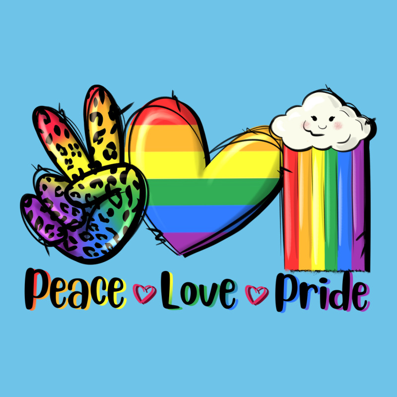 Peace Love Pride Premium Sweatshirt by FaDigitalArtStudio | Teevron