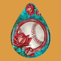 Baseball And Western Roses Teardrop  7 Urban Heavy Tee | Teevron