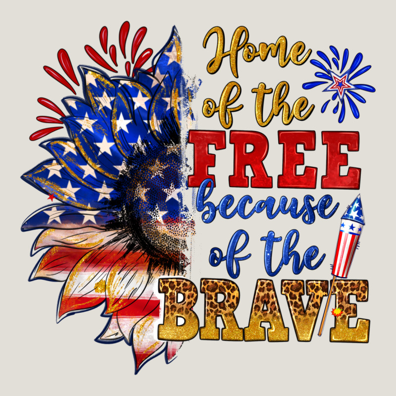 Home Of The Free Because Of The Brave Heavy Core Tee by NancyCooperArtShop | Teevron